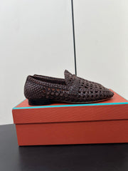 LP LOAFERS 25S IN DARK BROWN LAMBSKIN