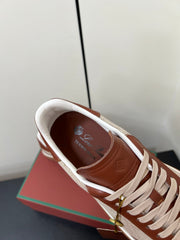 LP 25S TENNIS WALK SNEAKERS IN CHESTNUT CALFSKIN