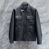 LV BLACK CALFSKIN JACKET 239566