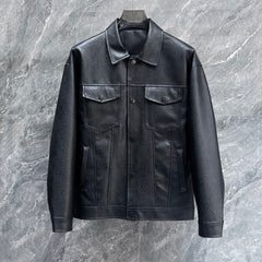 LV BLACK CALFSKIN JACKET 239566