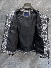 LV BLACK MIX WHITE MONOGRAM JACKET 239557