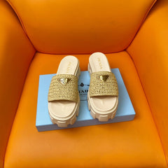 Pra Wedge Sandal 60 Beige