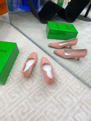 BOOGIE JAGUAR-PRINTED CALF HAIR PUMPS 45 MM ROSE PINK