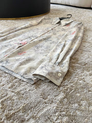 CHANEL LONG-SLEEVE PRINTED SHIRT IN SOFT FABRIC