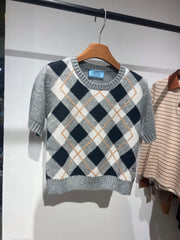 PRADA SHORT-SLEEVE SWEATER STYLE 72