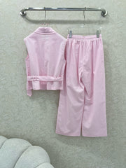 LINEN 25S BLAZER TROUSERS SET 265616