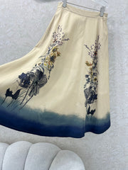 DIOR PRINTED DRESS IN COTTON 275225