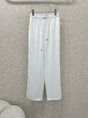 LOUIS VUITTON WIDE-LEG PANTS WITH MONOGRAM PATTERN 275194