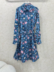 LV BELTED LONG SHIRT DRESS 275181