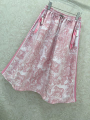 DIOR PRINTED FLARED MAXI DRESS 275172