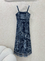 DIOR SPAGHETTI STRAP DRESS IN BLACK