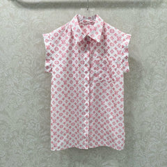 LV SLEEVELESS LOGO PRINT TOP 269947