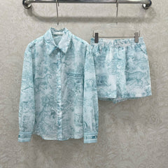 DIOR SET LONG-SLEEVE SHIRT AND SHORTS 269954