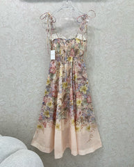 ZIMMER NEW STYLE FLORAL HALTER DRESS 272272