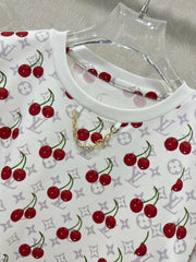 LOUIS VUITTON CHERRY BLOSSOM PRINT T-SHIRT 275068
