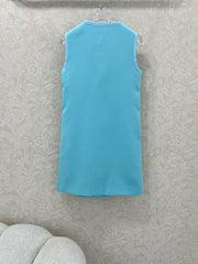 DIOR BLAZER DRESS WITH BEE EMBROIDERY 275244