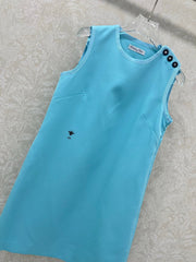 DIOR BLAZER DRESS WITH BEE EMBROIDERY 275244