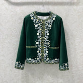 CELINE VELVET EMBROIDERED JACKET 275257