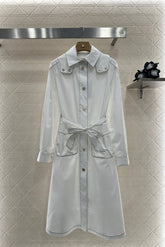 CHANEL 25S BELTED TRENCH COAT 265575