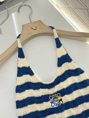 LW 25S HALTER NECK KNIT TOP 265546