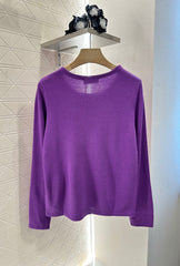 MIU 25S TEXT LOGO KNIT TOP 265531