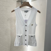 CHANEL 25S ACCORDION-KNIT BLAZER 265527