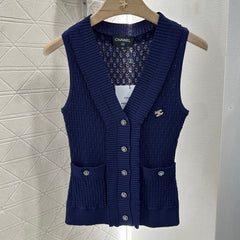 CHANEL 25S ACCORDION-KNIT BLAZER 265525