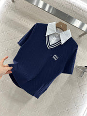 MIU 25S TWO PIECE KNIT JACKET 265536