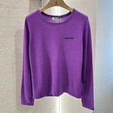 MIU 25S TEXT LOGO KNIT TOP 265531