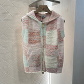 CHANEL SLEEVELESS KNIT HOODIE 276508