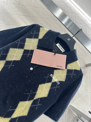 MIUMIU SHORT-SLEEVE KNIT TOP STYLE 22