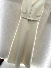 DIOR 25S SLEEVELESS DRESS WITH BELT STYLE 305