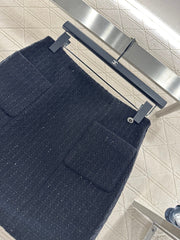 CHANEL 25S TWEED MINI SKIRT 303