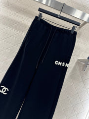 CHANEL 25S HIGH-WAISTED WIDE-LEG PANTS 304