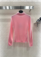 CHANEL 25S HIGH-NECK PULLOVER SWEATER 352