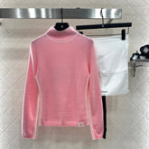 CHANEL 25S HIGH-NECK PULLOVER SWEATER 352