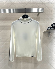 CHANEL 25S HIGH-NECK PULLOVER SWEATER 351