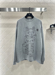LOEWE LONG-SLEEVE CREW NECK T-SHIRT STYLE 237
