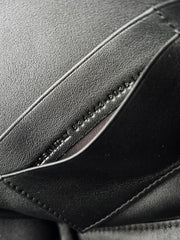 BEL AIR CLUTCH 27 IN BLACK NAPPA LAMBSKIN GOLD HARDWARE