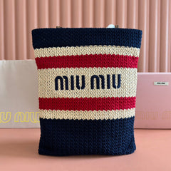 BOLSA TOTE WOVEN 38 MULTICOLOR IN RAFFIA