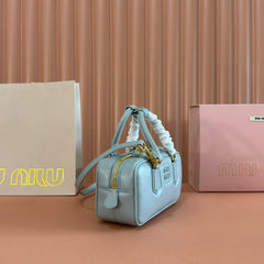 ARCADIE SMALL 22 BAG IN LIGHT BLUE CALFSKIN