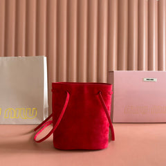 MINI TOTE BAG 17 RED IN NAPPA CALFSKIN