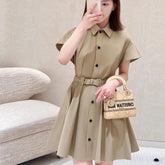 DIOR 25S PLEATED SHIRT DRESS 220902