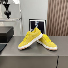 SL/61 SNEAKERS IN LIGHT YELLOW SUEDE