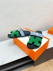 CHYPRE SANDAL OCEAN MIX SKY SUEDE WITH H BUCKLE