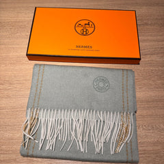 SCARF 200 CM IN DOVE GRAY CASHMERE