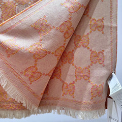 SCARF 195 CM IN MELON ORANGE WOOL 399810