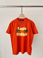 LV 25 T- Shirt Orange Cotton 232738