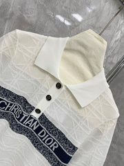 Dior 25 Polo Shirt Tencel with Wool 232755