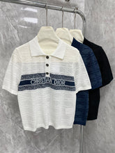 Dior 25 Polo Shirt Tencel with Wool 232755